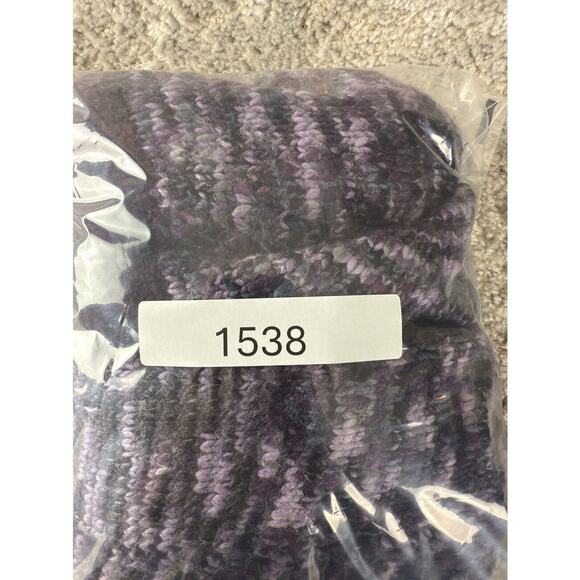 Fenn Wright Mason Sz S Colorblock Alpaca Wool Blend Cardigan Sweater Purple - Picture 7 of 7